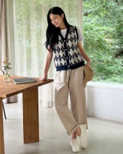 에브리데이 일자핏 밴딩 팬츠 #710124