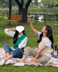 자체제작/ 트위스트 자수 니트 조끼 #110853