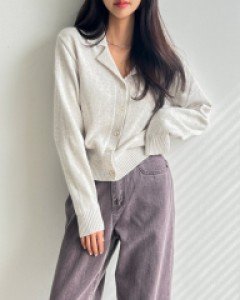 캐시울 카라 가디건 #22398