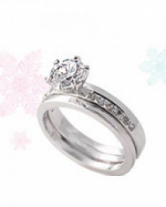 화이트 프리마베라 반지