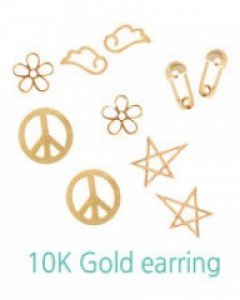 [한쌍 판매] [10k 골드] 미니 시리즈 귀걸이