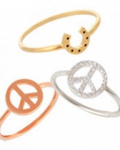 [SALE] [실버] 피스 & 말 발굽 반지