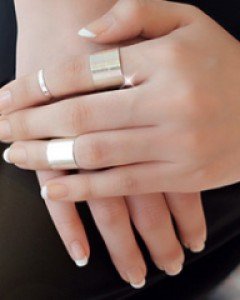 [SALE][괜찮아,사랑이야 지해수] [실버] 슬릭 볼드 반지