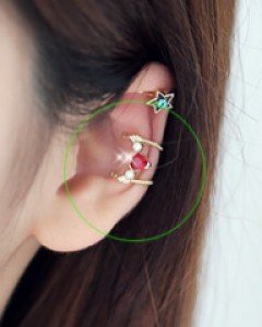 [균일가전] 하트 윙 이어 커프