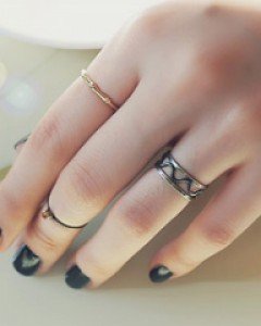 [균일가전] [3개 1세트] 빈티지 데이 반지