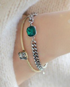 [균일가전] 빈티지 큐빅 뱅글 팔찌