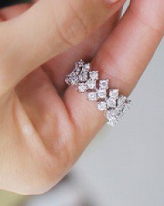 [당일출고][SALE ] 지르코니아 럭셔리 체인 반지