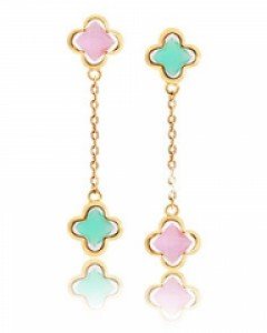 [SALE][클립] 파스텔 플라워 귀걸이