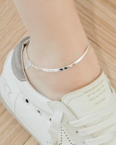 [당일출고][실버] 3mm 스네이크 체인 발찌