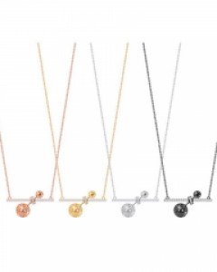 볼 치크 목걸이