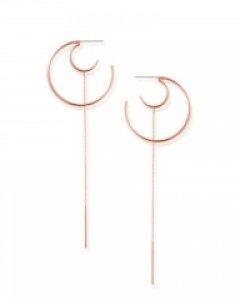 [은침] 크레센트 체인 귀걸이