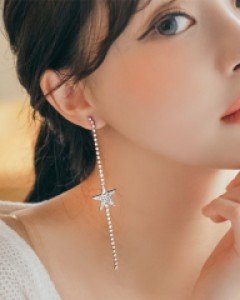 [은침] 슈팅 라임 귀걸이