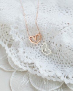 [실버] 소프트 하트 목걸이