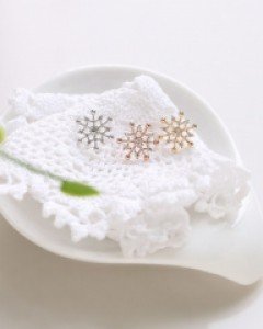 [은침] 눈꽃 샬럿 귀걸이