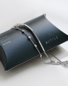 허쉬 더블 체인 팔찌