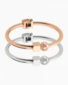 [스텐레스 스틸] 볼 앤 큐브 팔찌