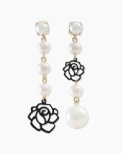 [은침] 장미 레이스 귀걸이