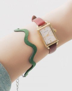 [균일가전] 물결 스웨이드 팔찌