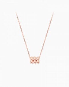 [실버] 사각 포도 목걸이