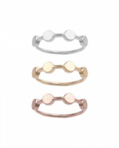 [실버] 레스타드 버튼 반지