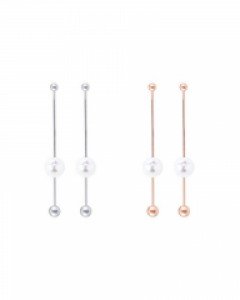 [실버] 레타 진주 귀걸이