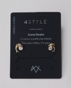 [10K 골드]  미니 돌핀 귀걸이