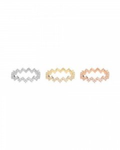 [실버] 플래티니 큐빅 반지