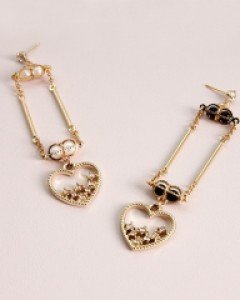 [핸드메이드] 지지 하트 귀걸이