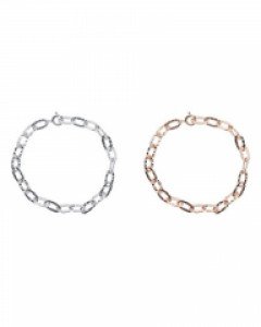 [실버] 해쉬드 체인 팔찌