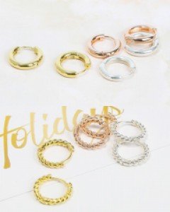 [실버] 메이크 링 귀걸이