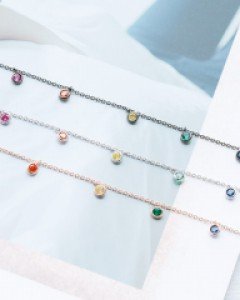레인보우 크리스탈 목걸이