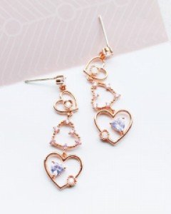 [은침] 마리나 하트 드롭 귀걸이