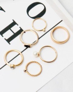 [6개 1세트] 엔틱 마레 반지