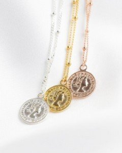 [실버] 오델라 코인 목걸이