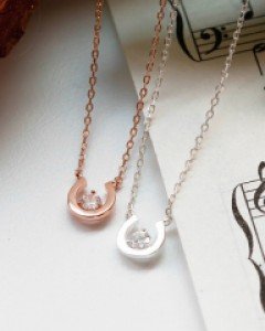 [실버] 쇼리 큐빅 목걸이