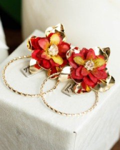 [핸드메이드] 페탈 플라워 귀걸이