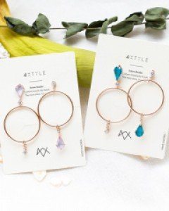 비올레타 언발 귀걸이