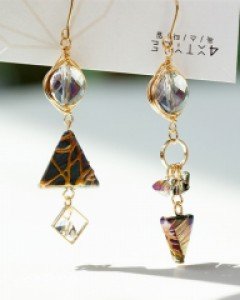 [핸드메이드] 에테르 크리스탈 귀걸이