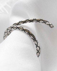 [2개 1세트] [실버] 시크 패턴 반지