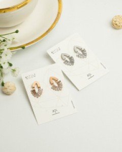 [스텐레스 스틸] 폴딩 드롭 귀걸이