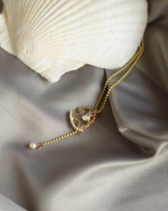 [핸드메이드] 우든 홀스 목걸이