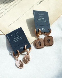 [스텐레스 스틸] 엘리자베스 원터치 귀걸이