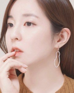 모니카 스노우맨 드롭귀걸이