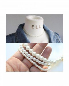 얇은 진주 목걸이 3종 짧은 초커 심플한 쵸커 예쁜 엘레강스 네크리스