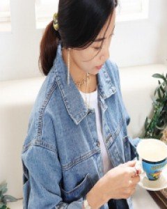 럭셔리 메탈 체인드롭 귀걸이 이어링