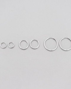 Thin one touch earring