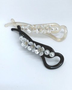 펄 체리 블라썸 집게핀