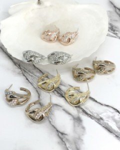 헤레나 큐빅 귀걸이