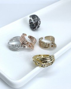 크로스 체인 반지