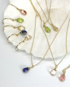 [귀걸이+목걸이][핸드메이드] 스윗 라줄리 세트